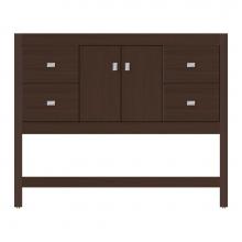 Strasser Woodenwork 59-285 - 42 X 21 X 34.5 Alki Spa Vanity Tiered Miter Choc Oak Sb