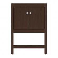 Strasser Woodenwork 59-296 - 24 X 18.5 X 34.5 Alki Spa Vanity Tiered Miter Choc Oak Std