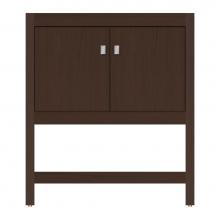 Strasser Woodenwork 59-297 - 30 X 21 X 34.5 Alki Spa Vanity Tiered Miter Choc Oak Std