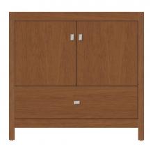 Strasser Woodenwork 59-333 - 36 X 21 X 34.5 Alki Essence Vanity Tiered Miter Cinn Cherry Std
