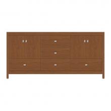 Strasser Woodenwork 59-336 - 72 X 18.5 X 34.5 Alki Essence Vanity Tiered Miter Cinn Cherry Db