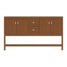 Strasser Woodenwork 59-362 - 60 X 18.5 X 34.5 Alki Spa Vanity Tiered Miter Cinn Cherry Db
