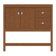 Strasser Woodenwork 59-369 - 36 X 18.5 X 34.5 Alki Spa Vanity Tiered Miter Cinn Cherry Rh