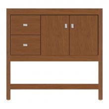 Strasser Woodenwork 59-370 - 36 X 18.5 X 34.5 Alki Spa Vanity Tiered Miter Cinn Cherry Lh