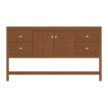 Strasser Woodenwork 59-377 - 60 X 21 X 34.5 Alki Spa Vanity Tiered Miter Cinn Cherry Sb