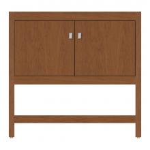 Strasser Woodenwork 59-382 - 36 X 18.5 X 34.5 Alki Spa Vanity Tiered Miter Cinn Cherry Std