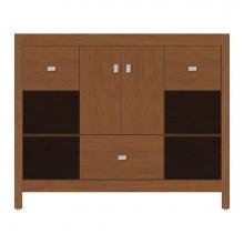 Strasser Woodenwork 59-385 - 42 X 21 X 34.5 Alki Cafe Vanity Tiered Miter Cinn Cherry Sb