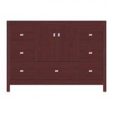 Strasser Woodenwork 59-395 - 48 X 21 X 34.5 Alki Essence Vanity Tiered Miter Dk Cherry Sb