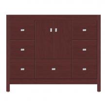 Strasser Woodenwork 59-397 - 42 X 21 X 34.5 Alki Essence Vanity Tiered Miter Dk Cherry Sb