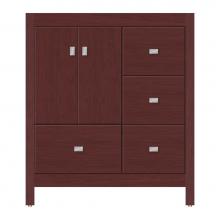 Strasser Woodenwork 59-403 - 30 X 21 X 34.5 Alki Essence Vanity Tiered Miter Dk Cherry Rh