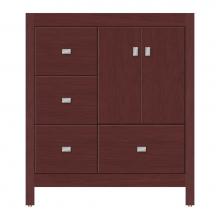 Strasser Woodenwork 59-404 - 30 X 21 X 34.5 Alki Essence Vanity Tiered Miter Dk Cherry Lh