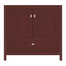 Strasser Woodenwork 59-415 - 36 X 21 X 34.5 Alki Essence Vanity Tiered Miter Dk Cherry Std
