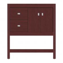Strasser Woodenwork 59-456 - 30 X 18.5 X 34.5 Alki Spa Vanity Tiered Miter Dk Cherry Lh
