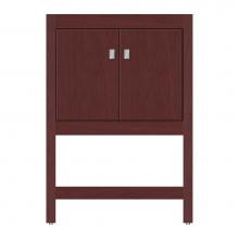 Strasser Woodenwork 59-458 - 24 X 18.5 X 34.5 Alki Spa Vanity Tiered Miter Dk Cherry Std