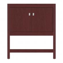 Strasser Woodenwork 59-462 - 30 X 18.5 X 34.5 Alki Spa Vanity Tiered Miter Dk Cherry Std