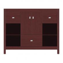 Strasser Woodenwork 59-467 - 42 X 21 X 34.5 Alki Cafe Vanity Tiered Miter Dk Cherry Sb