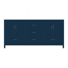 Strasser Woodenwork 59-558 - 72 X 18.5 X 34.5 Alki Essence Vanity Tiered Miter Lapis Night Db
