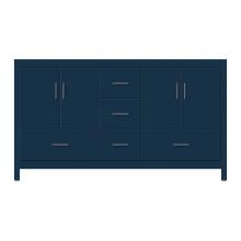 Strasser Woodenwork 59-559 - 60 X 21 X 34.5 Alki Essence Vanity Tiered Miter Lapis Night Db
