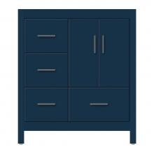 Strasser Woodenwork 59-574 - 30 X 18.5 X 34.5 Alki Essence Vanity Tiered Miter Lapis Night Lh