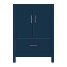 Strasser Woodenwork 59-580 - 24 X 18.5 X 34.5 Alki Essence Vanity Tiered Miter Lapis Night Std