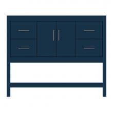 Strasser Woodenwork 59-613 - 42 X 21 X 34.5 Alki Spa Vanity Tiered Miter Lapis Night Sb