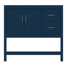 Strasser Woodenwork 59-616 - 36 X 18.5 X 34.5 Alki Spa Vanity Tiered Miter Lapis Night Rh