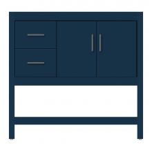 Strasser Woodenwork 59-620 - 36 X 18.5 X 34.5 Alki Spa Vanity Tiered Miter Lapis Night Lh