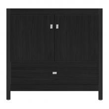 Strasser Woodenwork 59-661 - 36 X 21 X 34.5 Alki Essence Vanity Tiered Miter Midnight Oak Std