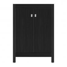 Strasser Woodenwork 59-682 - 24 X 18.5 X 34.5 Alki View Vanity Tiered Miter Midnight Oak Std