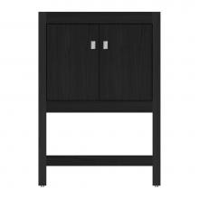 Strasser Woodenwork 59-705 - 24 X 21 X 34.5 Alki Spa Vanity Tiered Miter Midnight Oak Std