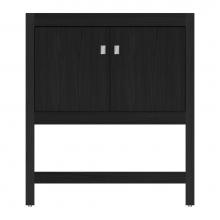 Strasser Woodenwork 59-707 - 30 X 21 X 34.5 Alki Spa Vanity Tiered Miter Midnight Oak Std