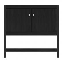 Strasser Woodenwork 59-710 - 36 X 18.5 X 34.5 Alki Spa Vanity Tiered Miter Midnight Oak Std