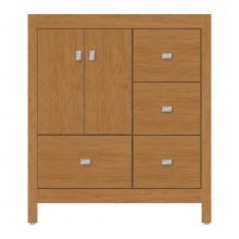 Strasser Woodenwork 59-733 - 30 X 18.5 X 34.5 Alki Essence Vanity Tiered Miter Nat Cherry Rh