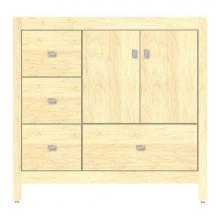 Strasser Woodenwork 59-809 - 36 X 21 X 34.5 Alki Essence Vanity Tiered Miter Nat Maple Lh