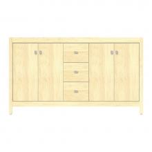 Strasser Woodenwork 59-829 - 60 X 21 X 34.5 Alki View Vanity Tiered Miter Nat Maple Db