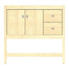 Strasser Woodenwork 59-860 - 36 X 18.5 X 34.5 Alki Spa Vanity Tiered Miter Nat Maple Rh