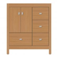 Strasser Woodenwork 59-903 - 30 X 18.5 X 34.5 Alki Essence Vanity Tiered Miter Nat Oak Rh