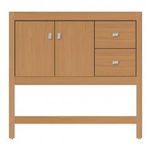 Strasser Woodenwork 59-939 - 36 X 21 X 34.5 Alki Spa Vanity Tiered Miter Nat Oak Rh