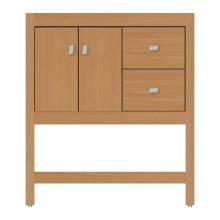 Strasser Woodenwork 59-942 - 30 X 21 X 34.5 Alki Spa Vanity Tiered Miter Nat Oak Rh
