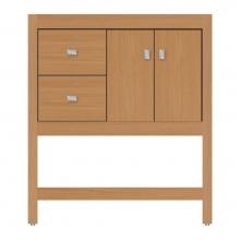 Strasser Woodenwork 59-943 - 30 X 21 X 34.5 Alki Spa Vanity Tiered Miter Nat Oak Lh