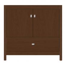 Strasser Woodenwork 59-989 - 36 X 21 X 34.5 Alki Essence Vanity Tiered Miter Pecan Cherry Std