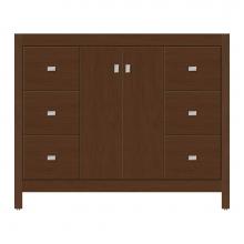 Strasser Woodenwork 70-972 - 42 X 18.5 X 34.5 Alki View Vanity Tiered Miter Pecan Cherry Sb