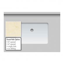 Strasser Woodenwork 64.133.0 - 31 X 22 X 2Cm Countertop Quartz Haida Rect White