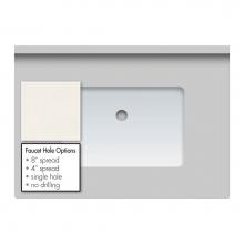 Strasser Woodenwork 64.135.0 - 31 X 22 X 2Cm Countertop Quartz Marble Falls Rect White