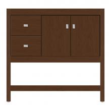 Strasser Woodenwork 70-999 - 36 X 21 X 34.5 Alki Spa Vanity Tiered Miter Pecan Cherry Lh