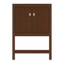 Strasser Woodenwork 71-006 - 24 X 18.5 X 34.5 Alki Spa Vanity Tiered Miter Pecan Cherry Std