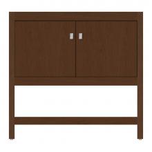 Strasser Woodenwork 71-009 - 36 X 21 X 34.5 Alki Spa Vanity Tiered Miter Pecan Cherry Std