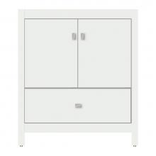 Strasser Woodenwork 71-039 - 30 X 21 X 34.5 Alki Essence Vanity Tiered Miter Powder Grey Std