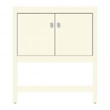 Strasser Woodenwork 71-312 - 30 X 21 X 34.5 Alki Spa Vanity Tiered Miter Sat Biscuit Std