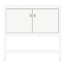 Strasser Woodenwork 71-559 - 36 X 21 X 34.5 Alki Spa Vanity Tiered Miter Sat White Std